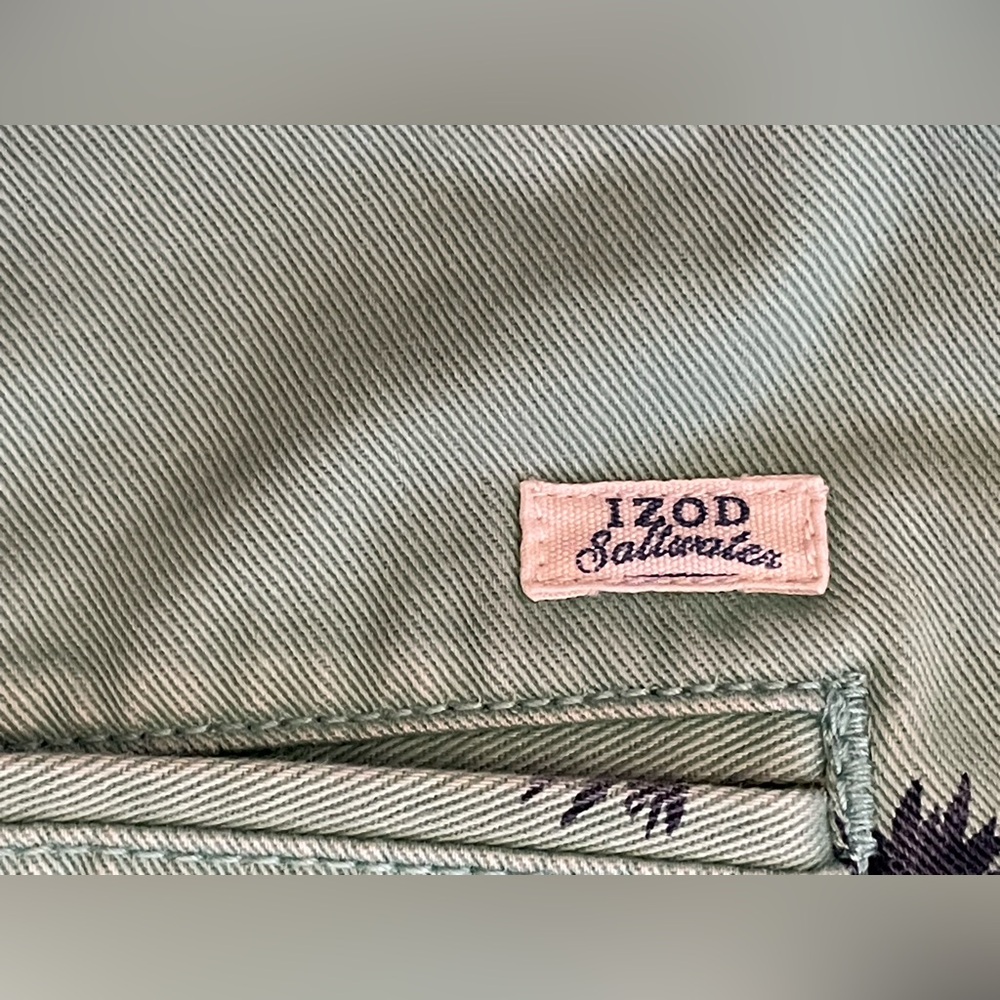 IZOD Men's Green Pineapple Print Shorts - Picture 6 of 8